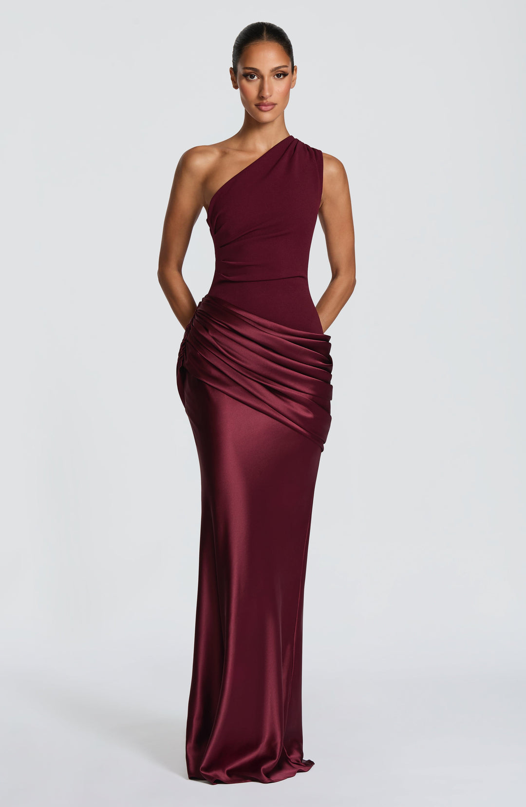 Abbey One-Shoulder Maxi Dress