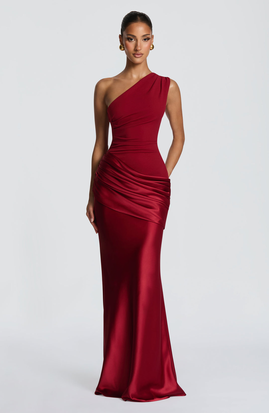 Abbey One-Shoulder Maxi Dress