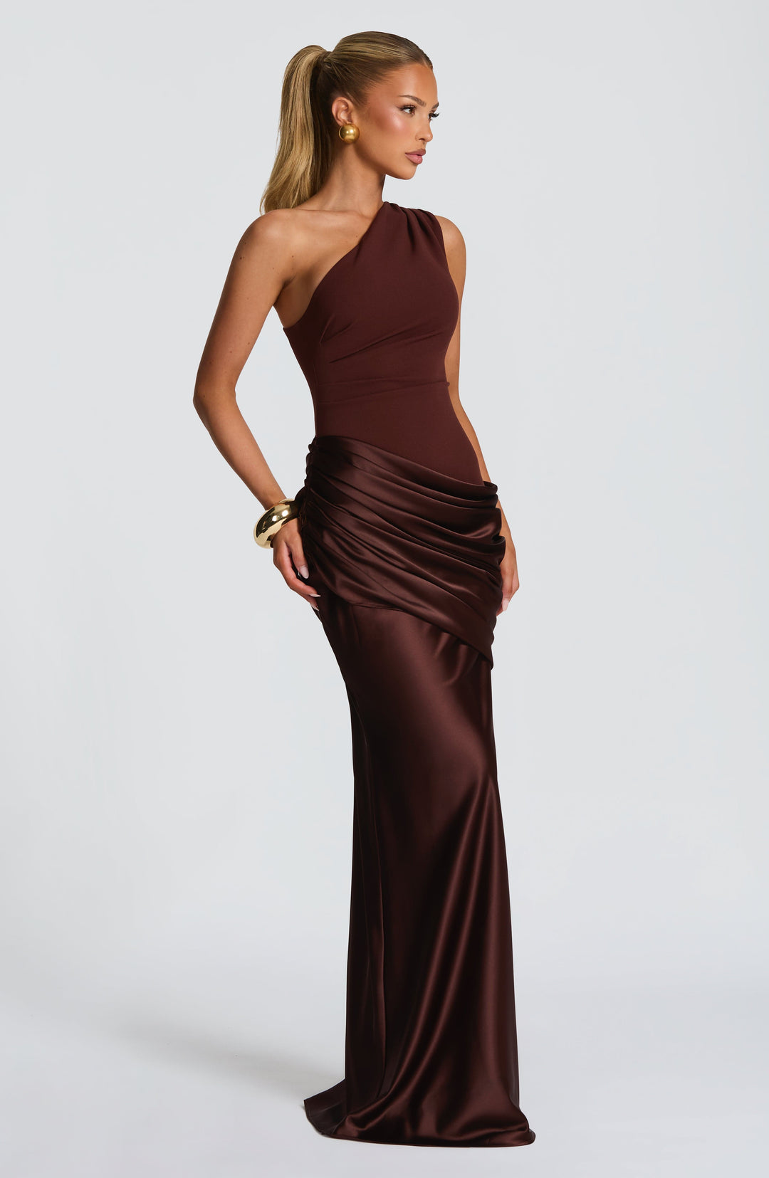 Abbey One-Shoulder Maxi Dress