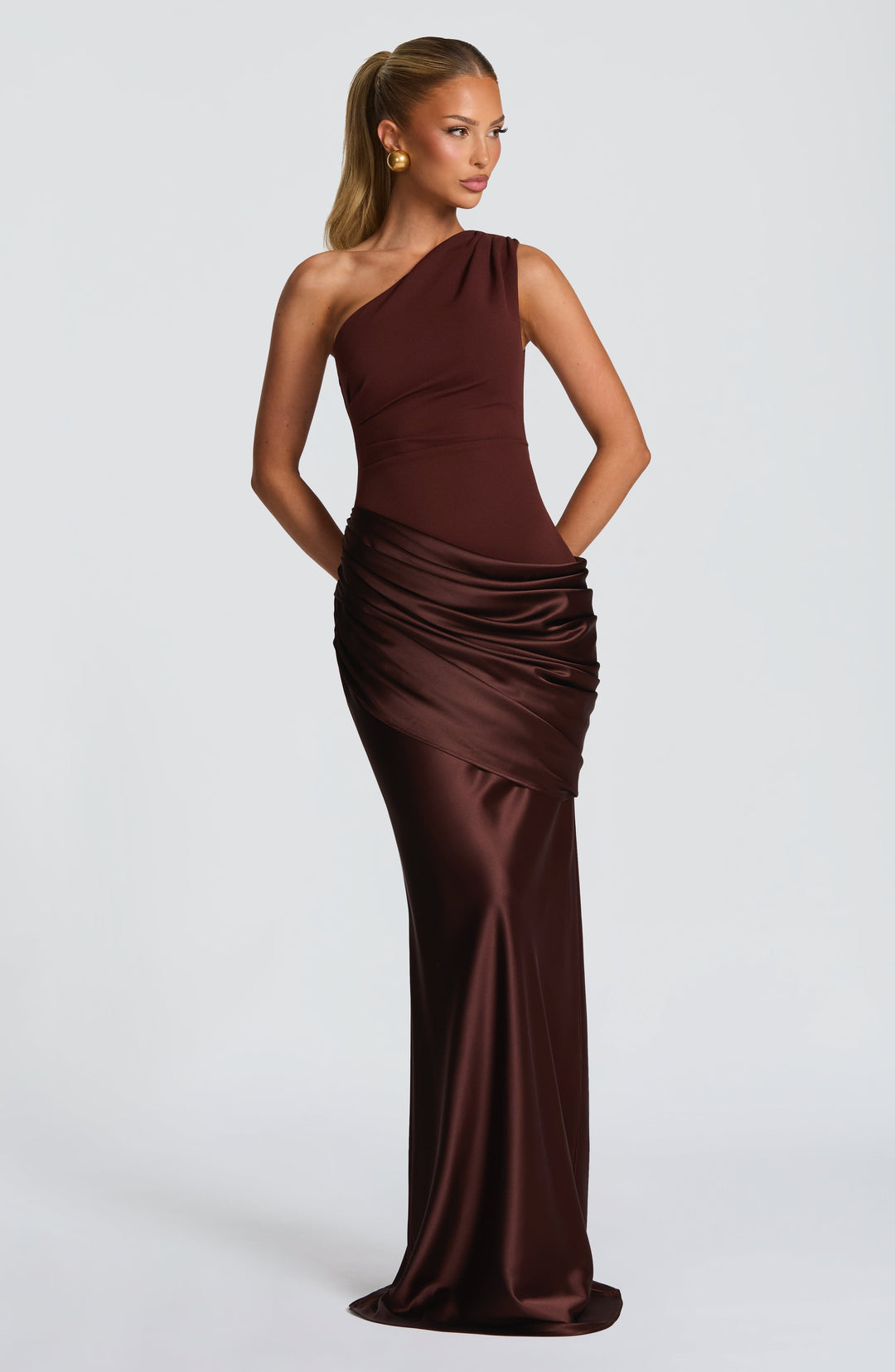 Abbey One-Shoulder Maxi Dress