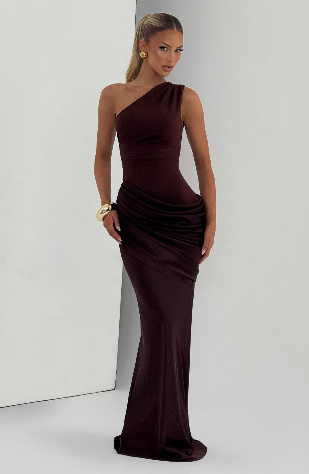 Abbey One-Shoulder Maxi Dress