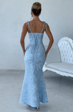 Nikky Floral Jacquard Maxi Dress