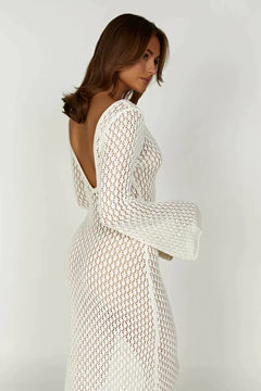Riviera Crochet Maxi Dress