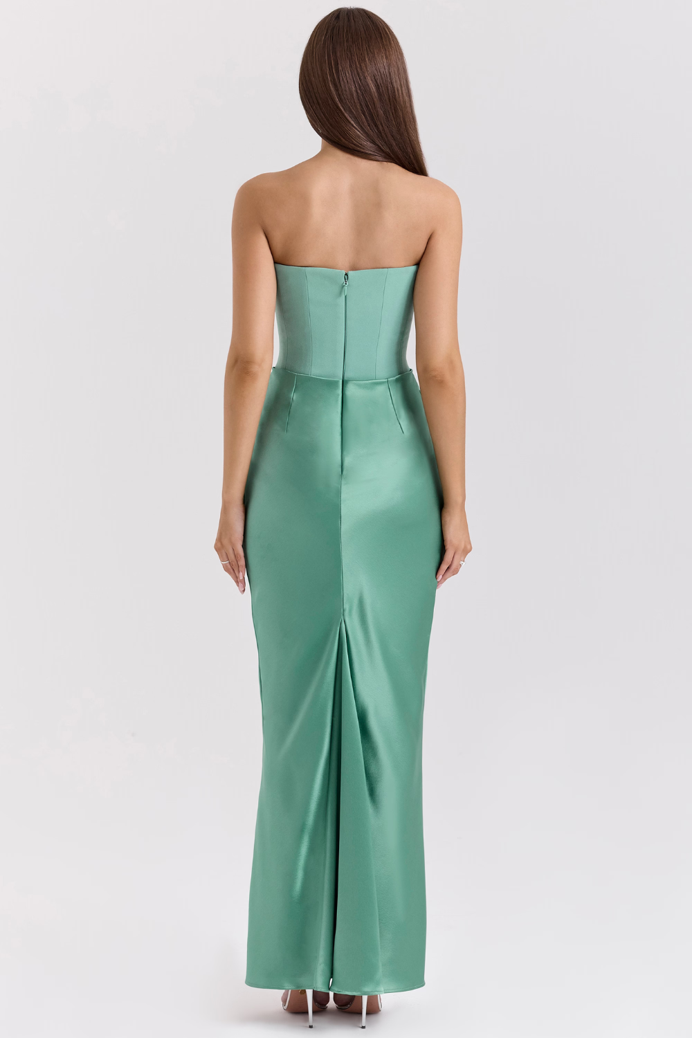 Serene Satin Maxi Dress