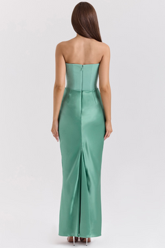 Serene Satin Maxi Dress