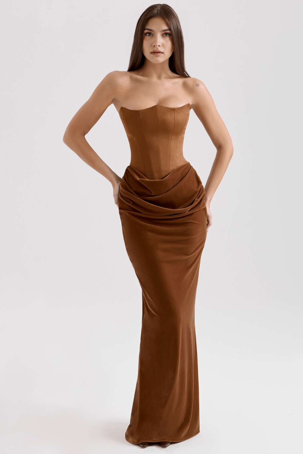 Serene Satin Maxi Dress