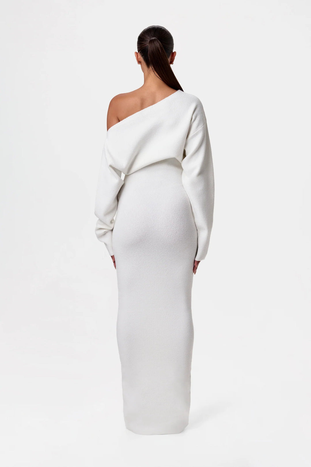 Serena Off-Shoulder Knit Maxi Dress