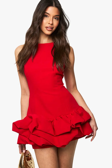 Nira Ruffle Mini Dress