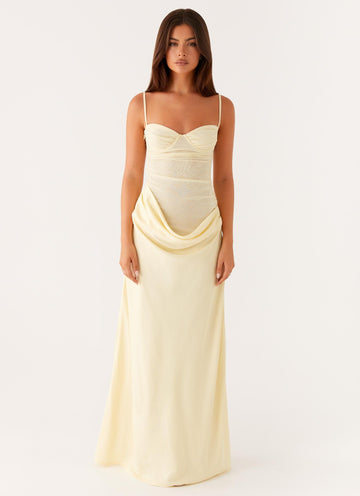 Romy Lace Bodice Maxi Dress