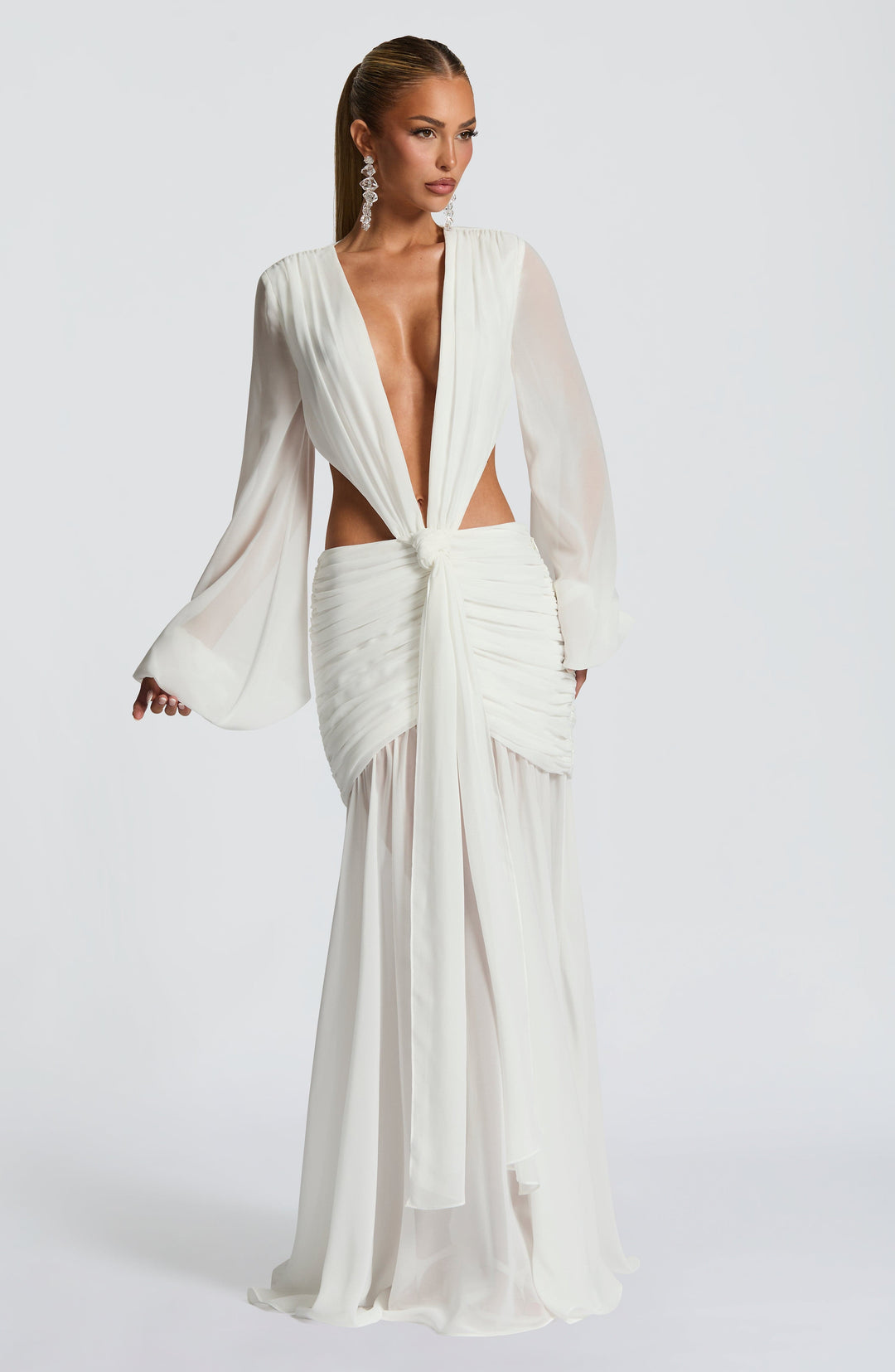 Mariana Chiffon Maxi Dress