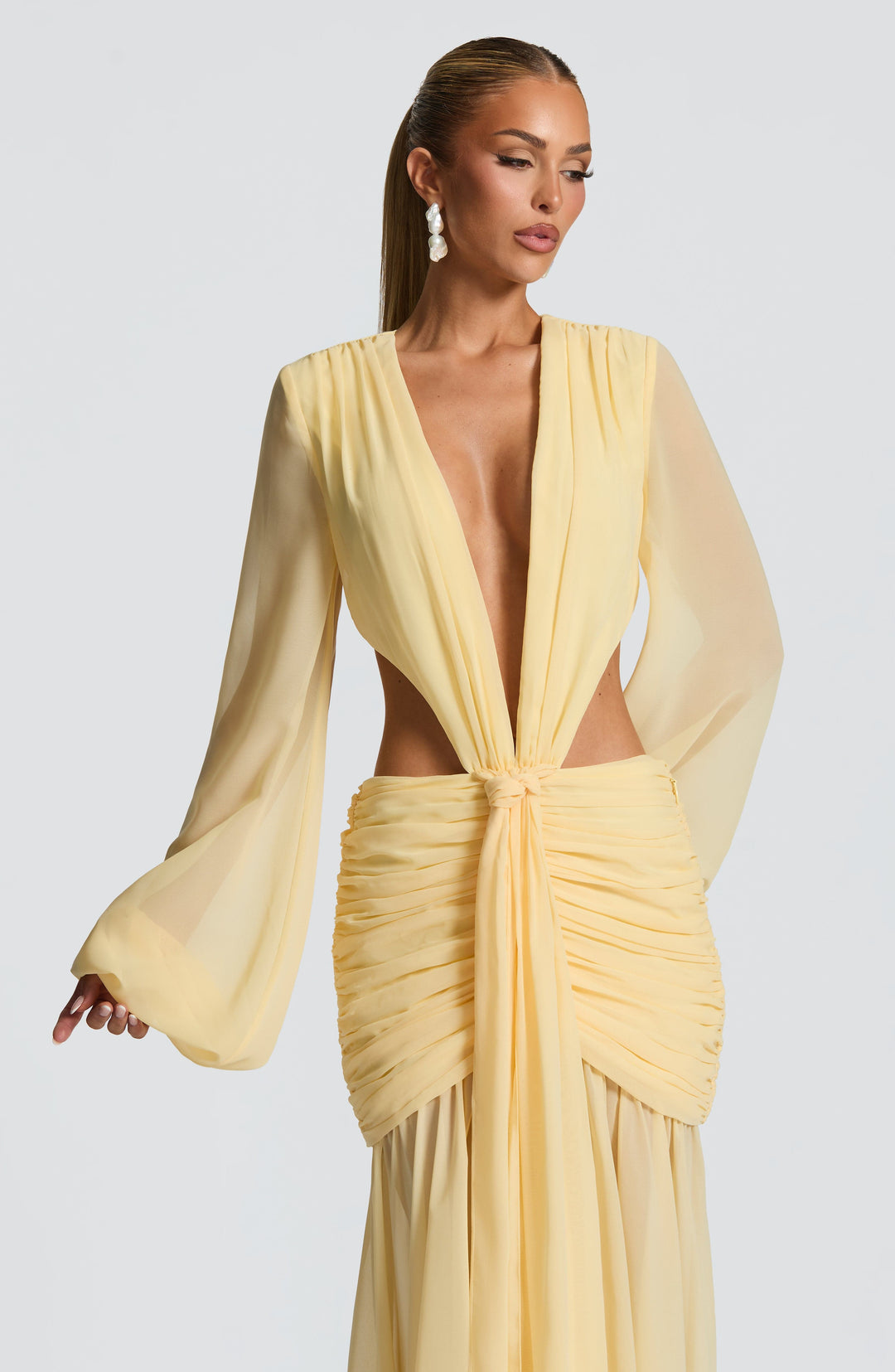 Mariana Chiffon Maxi Dress