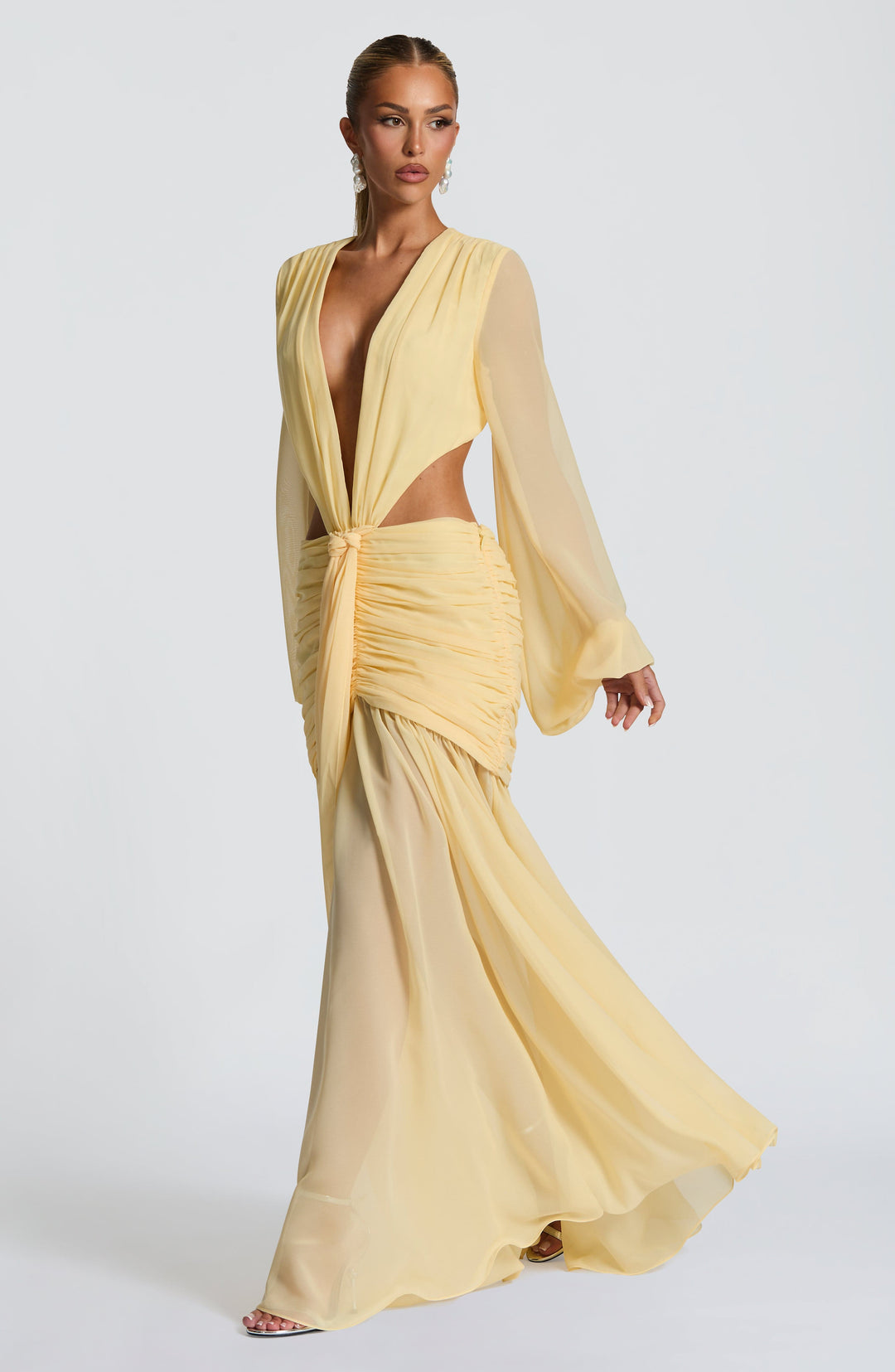 Mariana Chiffon Maxi Dress