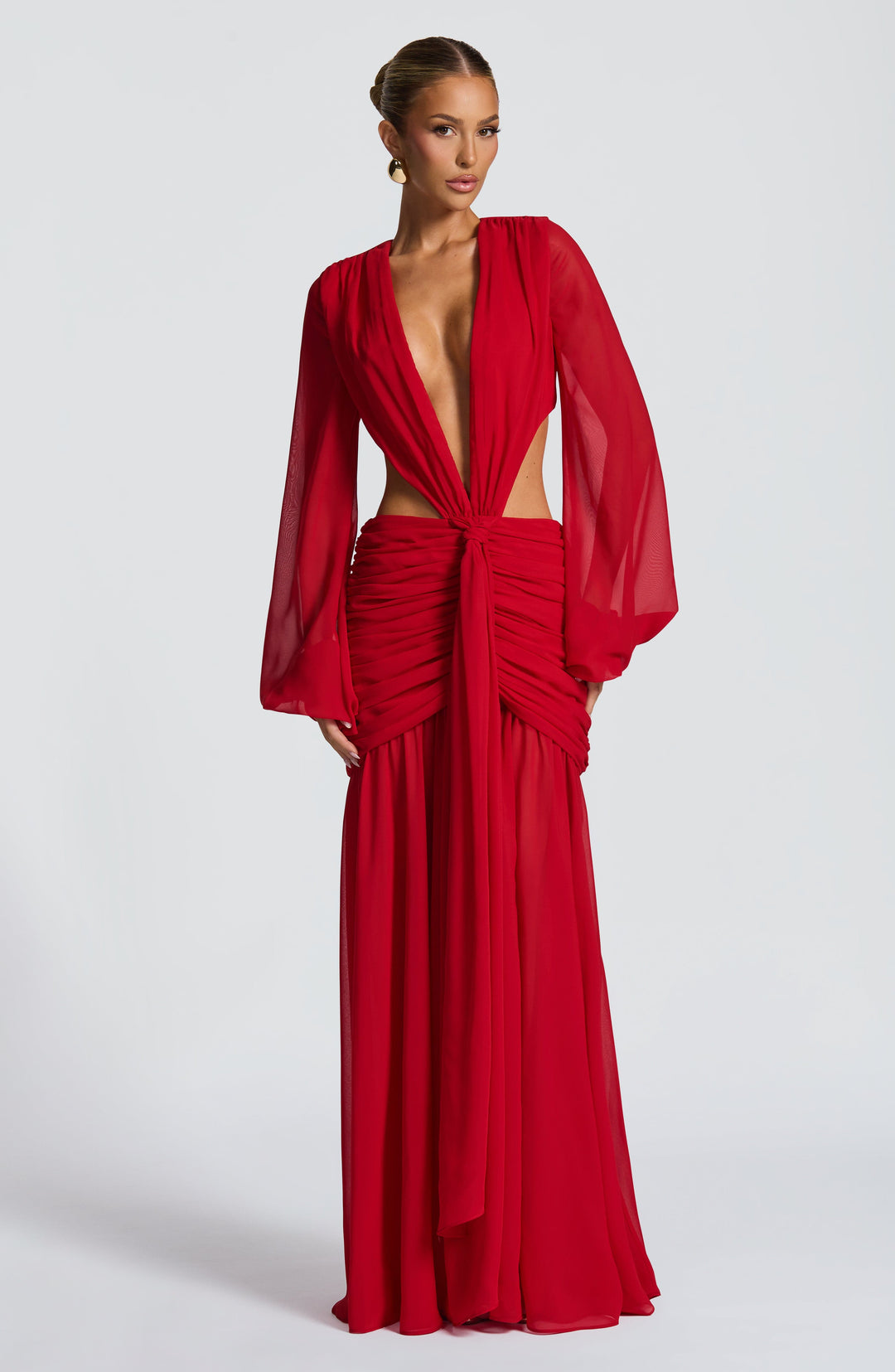 Mariana Chiffon Maxi Dress