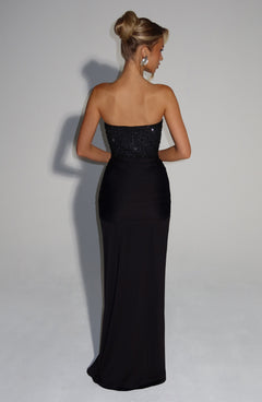 Soraya Embellished Corset Maxi Dress