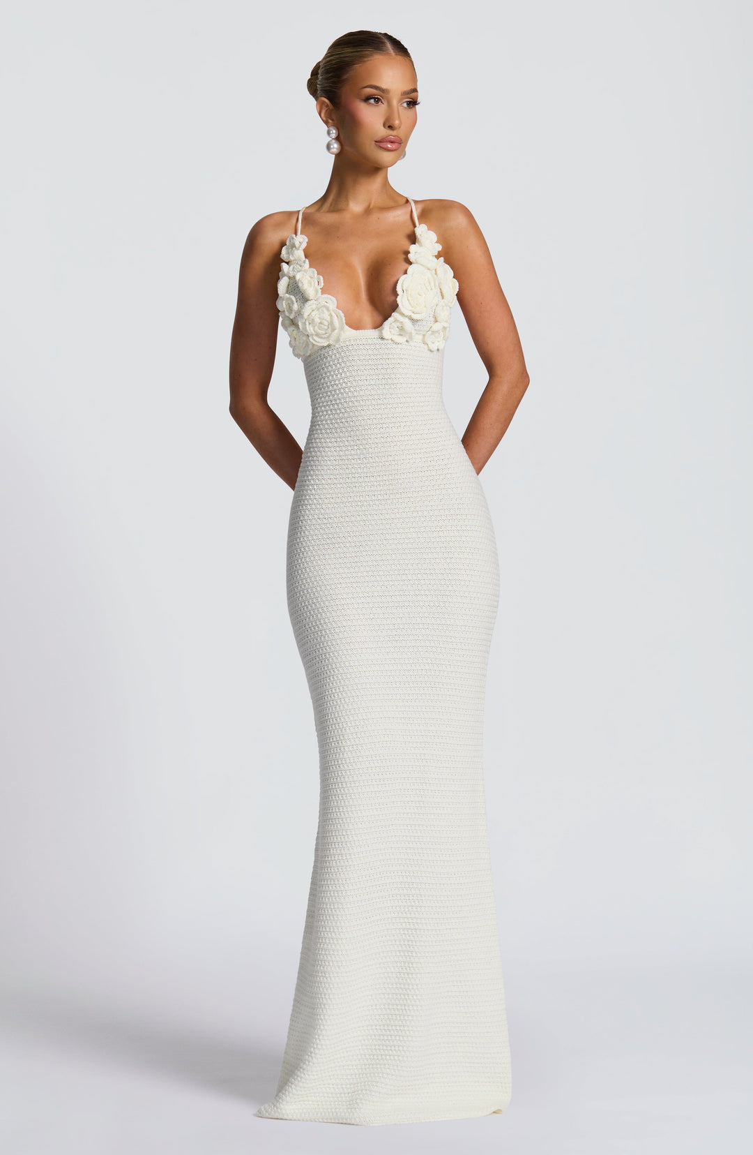 Elysia Crochet Maxi Dress
