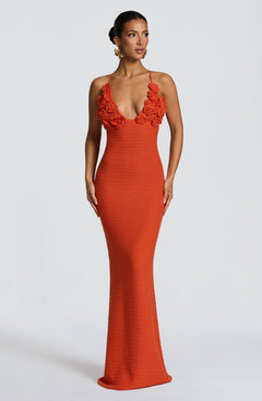 Elysia Crochet Maxi Dress