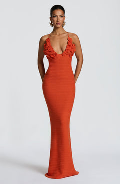 Elysia Crochet Maxi Dress