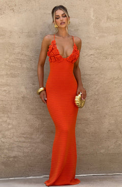 Elysia Crochet Maxi Dress