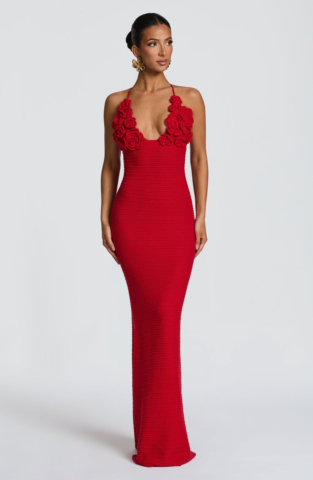 Elysia Crochet Maxi Dress