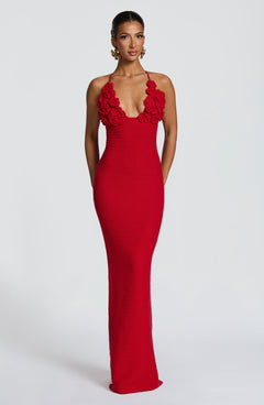 Elysia Crochet Maxi Dress