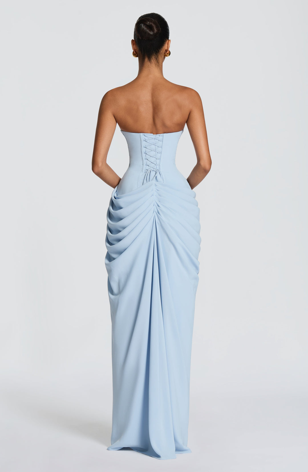 Lois Strapless Corset Maxi Dress