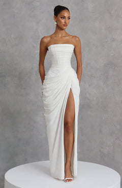 Lois Strapless Corset Maxi Dress