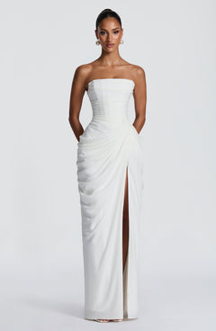 Lois Strapless Corset Maxi Dress