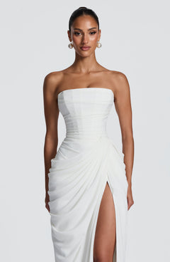 Lois Strapless Corset Maxi Dress