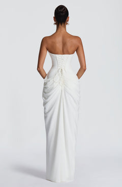 Lois Strapless Corset Maxi Dress