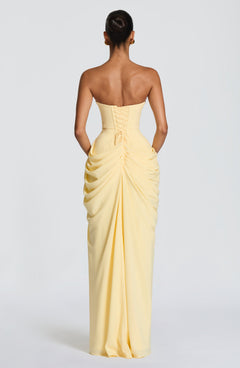 Lois Strapless Corset Maxi Dress