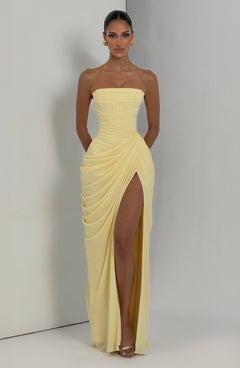 Lois Strapless Corset Maxi Dress