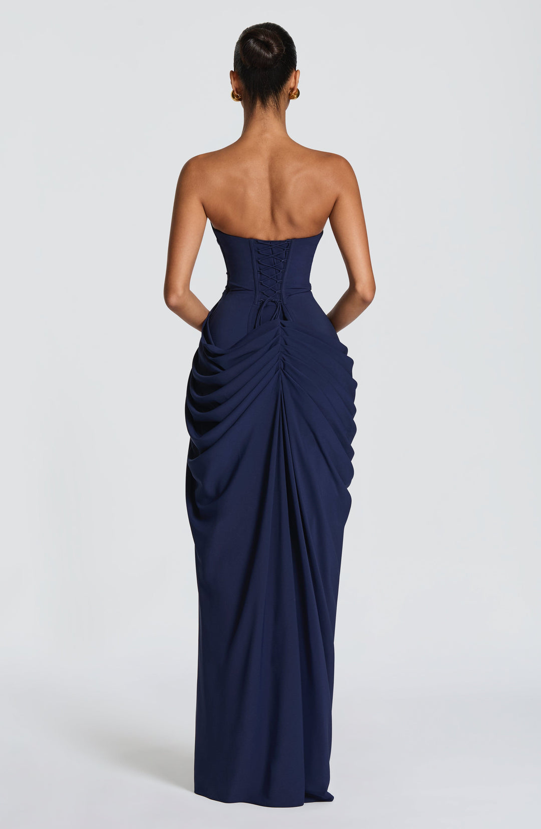 Lois Strapless Corset Maxi Dress