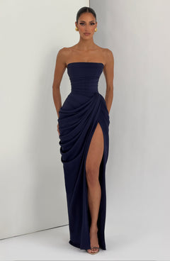 Lois Strapless Corset Maxi Dress