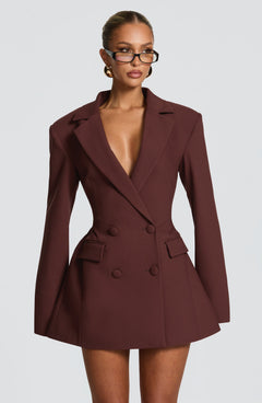 Elvira Double-Breasted Blazer Dress