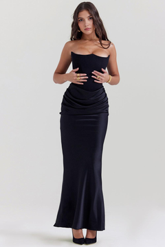 Serene Satin Maxi Dress