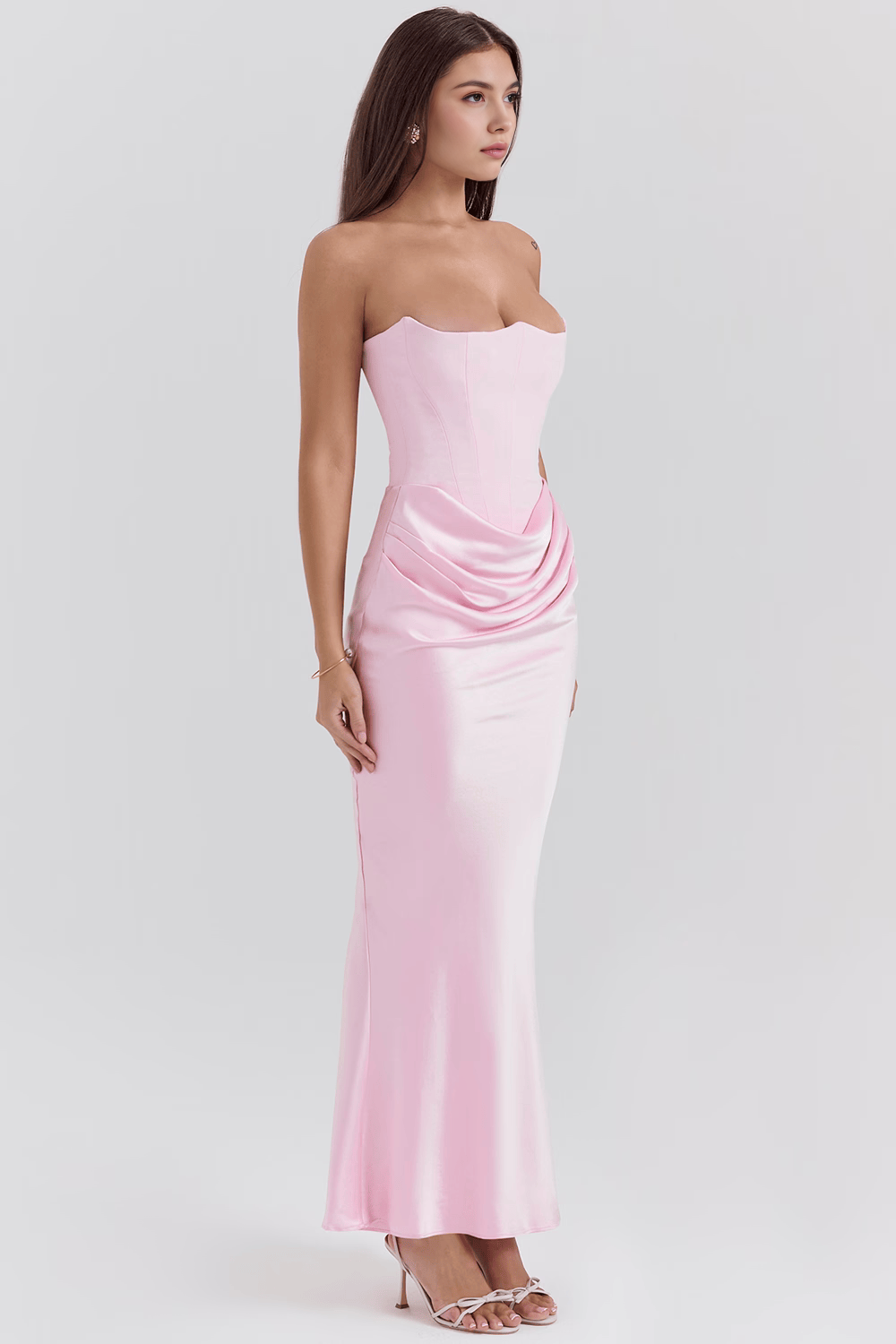 Serene Satin Maxi Dress