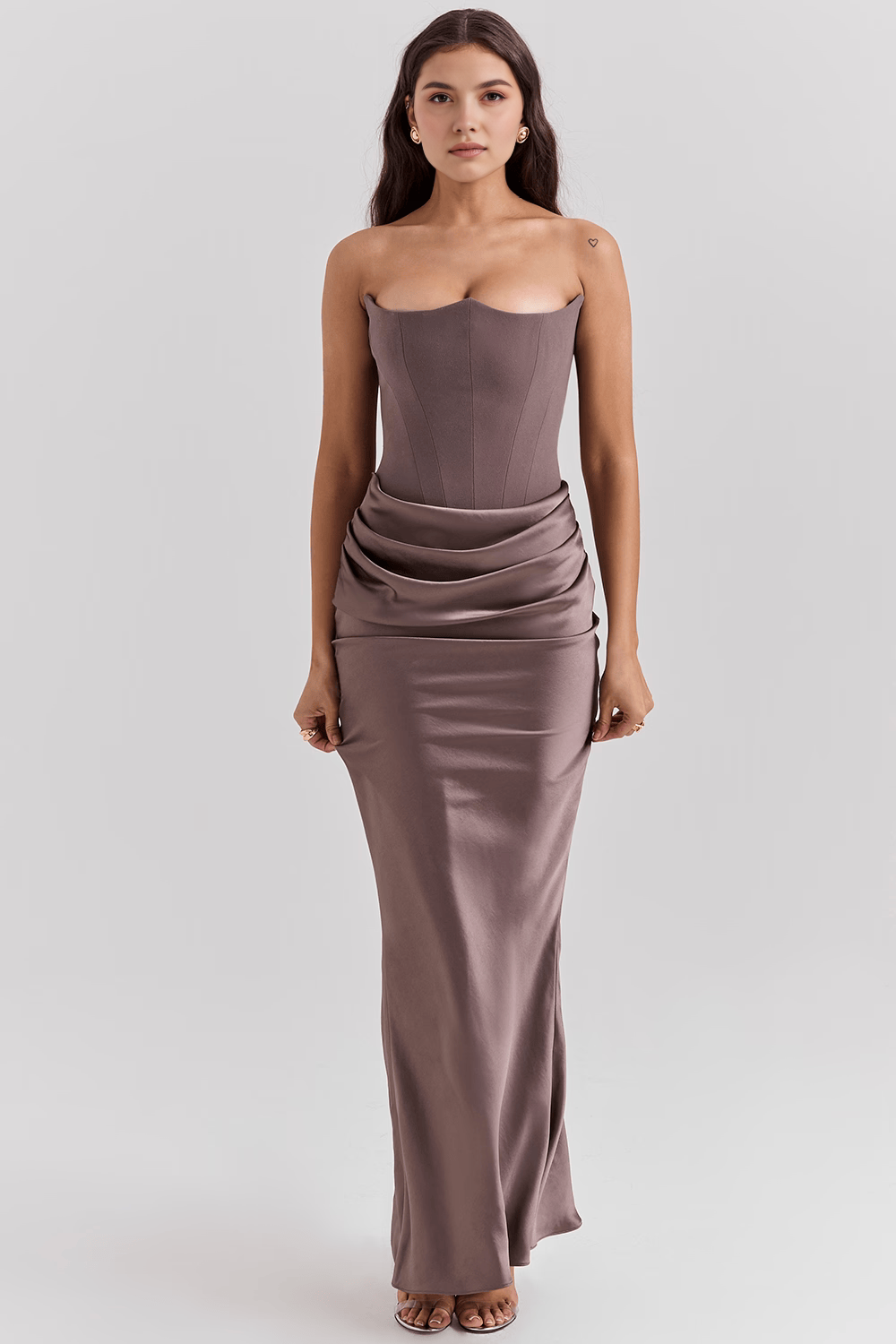 Serene Satin Maxi Dress
