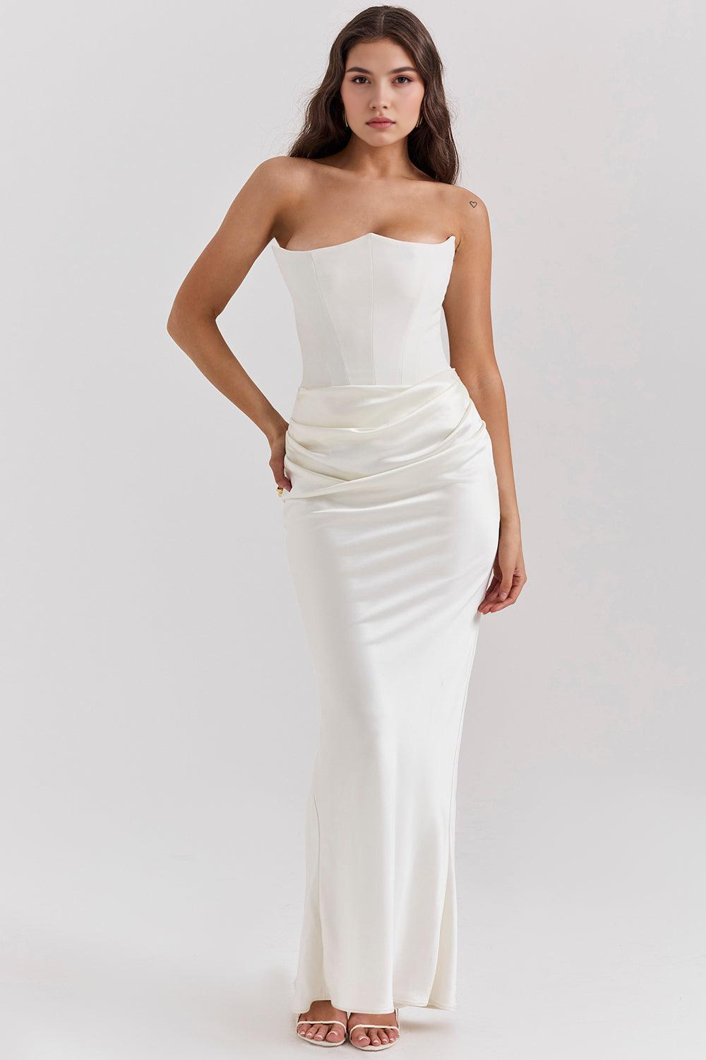 Serene Satin Maxi Dress