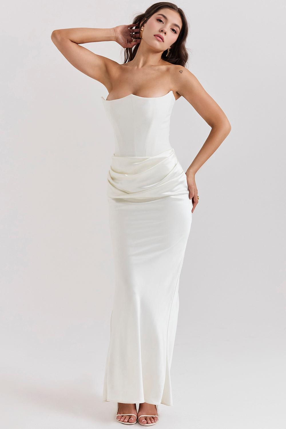Serene Satin Maxi Dress