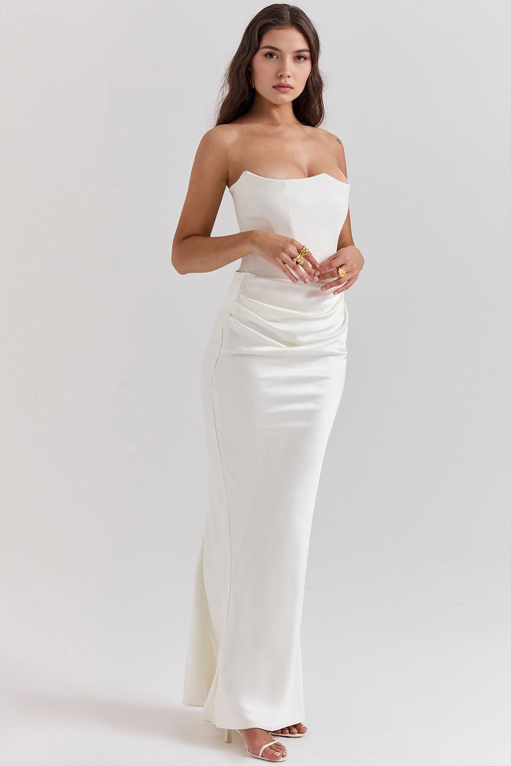 Serene Satin Maxi Dress