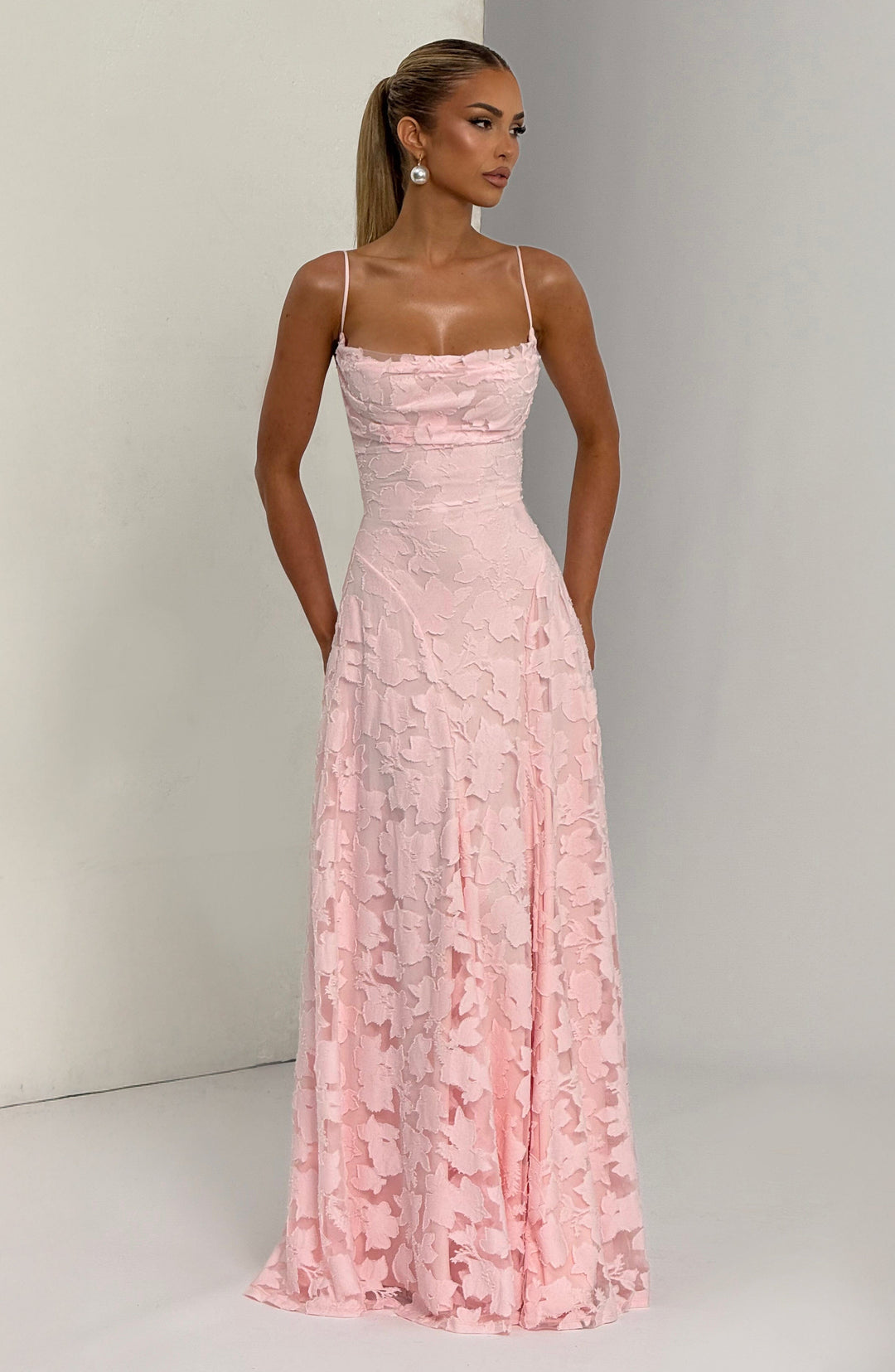 Elise Open-Back Maxi Dress