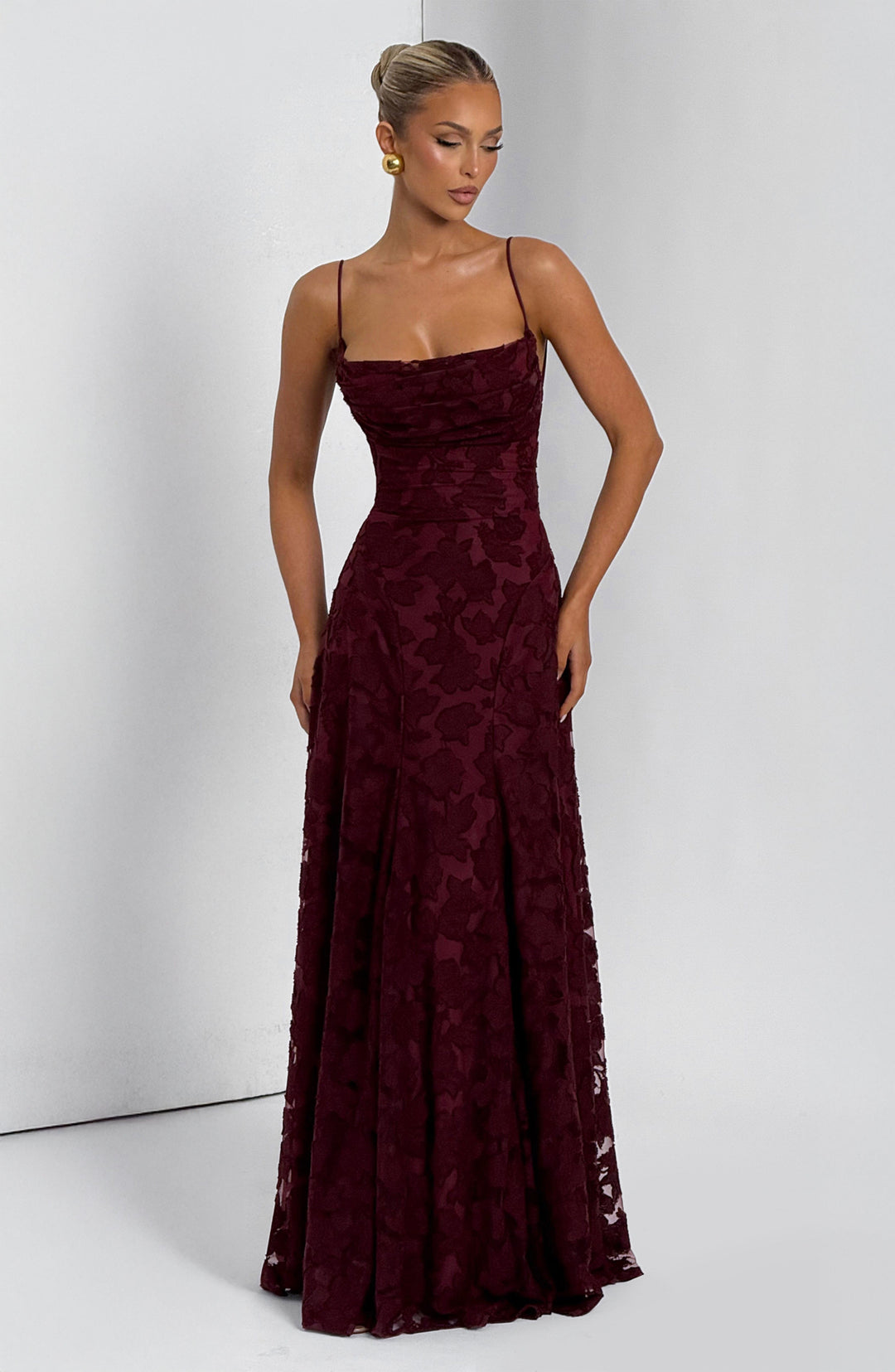 Elise Open-Back Maxi Dress