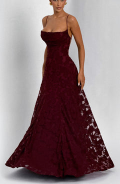 Elise Open-Back Maxi Dress