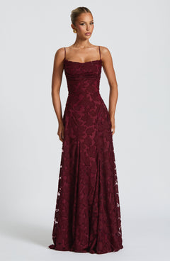 Elise Open-Back Maxi Dress