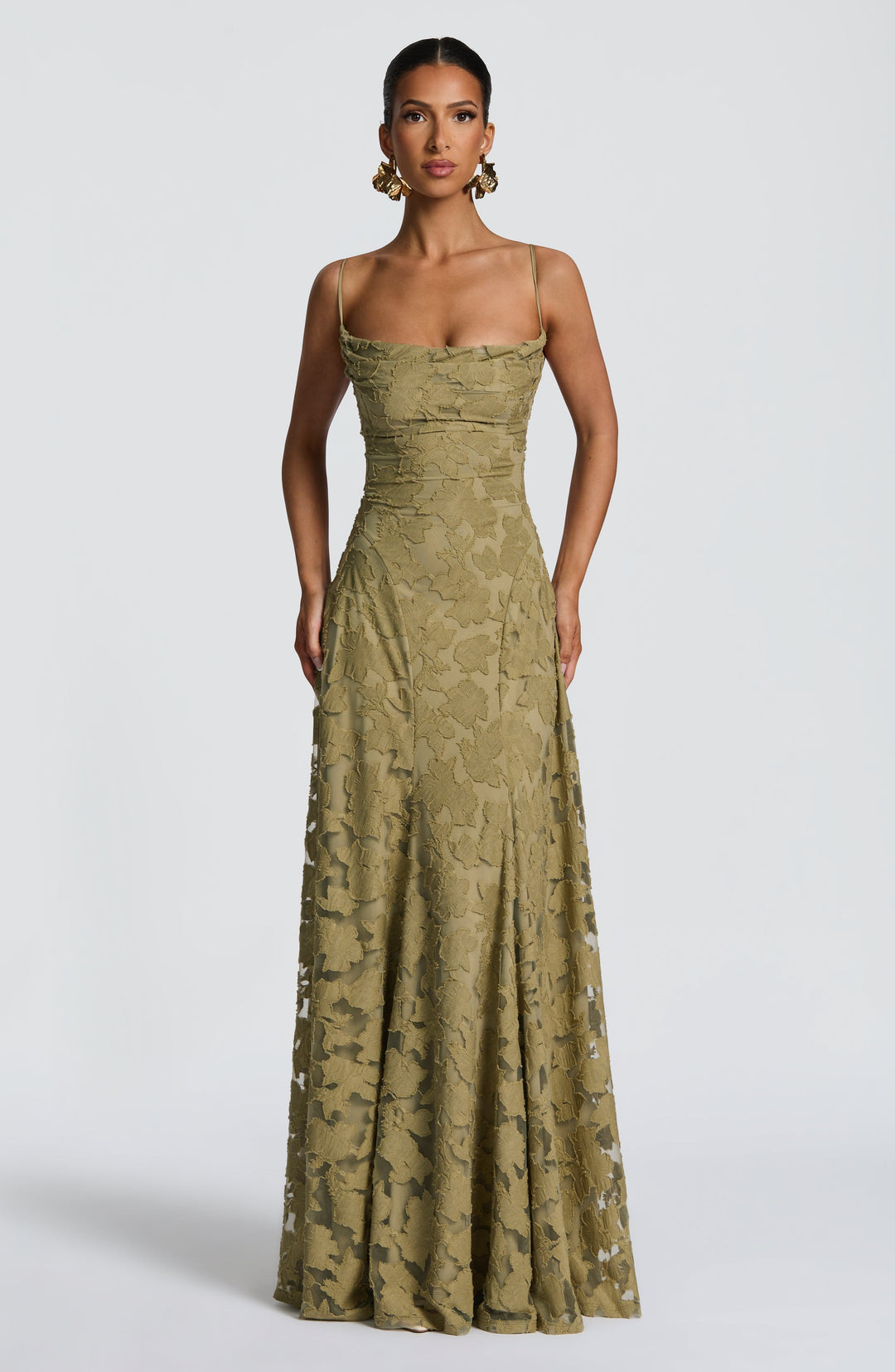 Elise Open-Back Maxi Dress