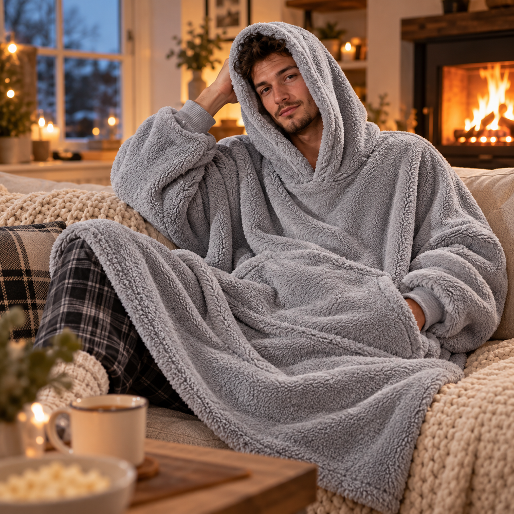 The Haven Fleece Blanket Hoodie – product photo 2 | House of Novessa