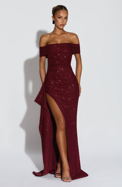 Kelly Bardot Maxi Dress