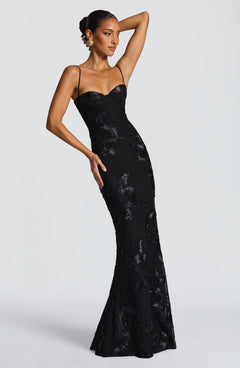 Mirelle Corset Flare Maxi Dress