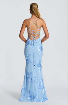 Mirelle Corset Flare Maxi Dress