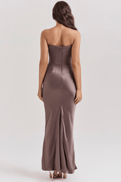 Serene Satin Maxi Dress